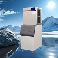 Machine à glaçons commerciale entièrement automatique 159 kg/24h pour cafés, salons de thé, bars et restaurants
