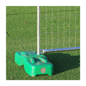 Panneau de clôture temporaire Heras d'Australie avec pinces et base en plastique - Product Image 6