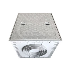 FCST-TH-SMC11 PP 사각 배수 맨홀 챔버 그레이 블라인드 커버 (FTTH 지상 검사 및 측정용) - Product Image 2