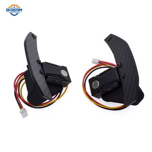 Manette de vitesse magnétique en fibre de carbone véritable pour VW <span class=keywords><strong>Golf</strong></span> 6 <span class=keywords><strong>GTI</strong></span> CC MK5 MK6 Kit intérieur de volant de voiture - Product Image 3