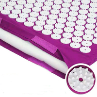 Yoga massage tapis de pointe maison tapis de maison bio shakti acupression tapis de pied et oreiller ensemble