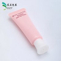 Tube cosmétique vide en PE de 19 mm avec capuchon, impression de logo personnalisée pour crème pour les yeux, fard à paupières, rouge à lèvres, sérum, vente en gros