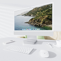 PULWTOP HUB USB C para iMac de 24 Pulgadas 2021/2023/2024, HUB iMac con USB C/A 10Gbps, SD/TF, Compatible con Expansión de SSD M.2 (NO Incluido)