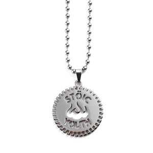 <span class=keywords><strong>Ciondolo</strong></span> collana in acciaio inossidabile 3d 316 personalizzato impermeabile di alta qualità <span class=keywords><strong>ciondolo</strong></span> con collana - Product Image 4