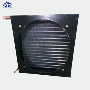 Fournisseur de serpentins de condenseur de réfrigération Mini condenseur de refroidissement par air <span class=keywords><strong>Prix</strong></span> du condenseur refroidi par air industriel - Product Image 3