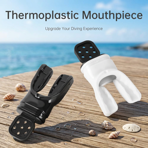 Thermoplastic Mold‑able Scuba <b>Diving</b> <b>Regulator</b> Mouthpiece, Food‑Grade Custom‑Fit Bite Mouth Piece - Product Image 1