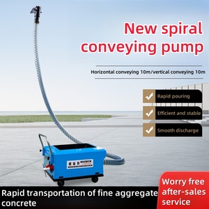 Máy cho ăn cấu trúc thứ cấp, bơm vận chuyển bê tông, ống xoắn ốc nhỏ truyền đạt vữa đá mịn và đổ - Product Image 5