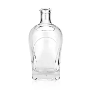 अनुकूलित 500ml फ्लास्क शराब सजावटी ग्लास छोटी बोतलें शराब या शराब के लिए हुक्का