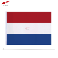 Optimal Products Drapeau national de la Hollande 60*90cm Drapeaux agités à la main de la Hollande