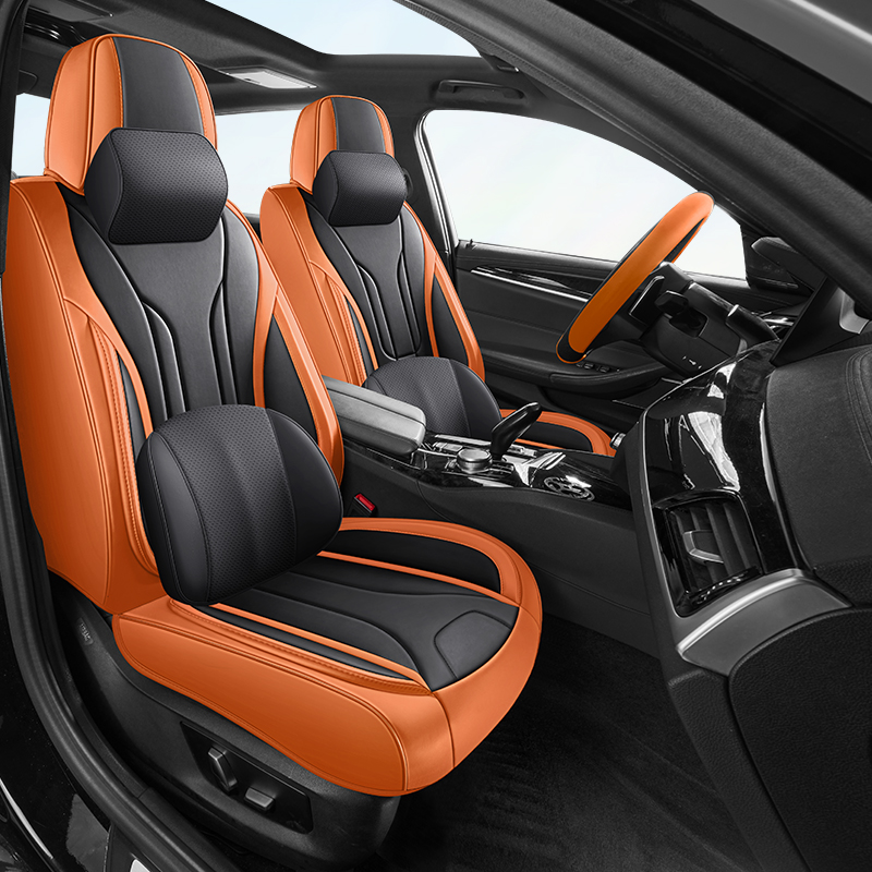 Orange and Black