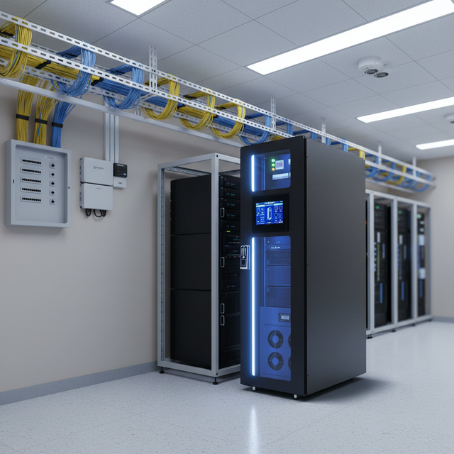 Premium Intelligent Server Rack with Air Conditioner Smart Cooling System for Modular Data Centers and Enterprise Server Rooms