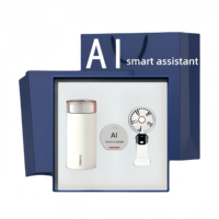 Gadget unique Produits intelligents Souris audio sans fil Bluetooth Assistant IA Logiciel Parapluie Coffret cadeau pour hommes femmes pour Noël