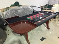 84 Zoll Luxus Casino-Stil Roulette-Pokertisch