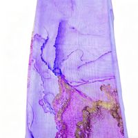 Tissu Voile Japonais Imprimé Numérique en Polyester pour Abaya Musulmane, Robe Ethnique, Toub Soudanais Africain, Style Dubaï, Coupe-Vent et Durable