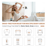 Nouveaux designs Appareil de fitness TENS EMS à double canal 60 modes 3 en 1 avec électrodes rechargeables Type C