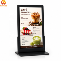 Affichage numérique LCD 10,1 pouces pour table, résolution 800 x 1280, menu sans fil, CMS intégré pour restaurants et cafés – Fournisseur direct usine