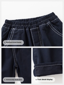 <span class=keywords><strong>Pantalon</strong></span> en jean droit style coréen pour garçons, en coton imprimé, décontracté, pour l'hiver, vêtements pour bébés et enfants, OEM ODM - Product Image 4