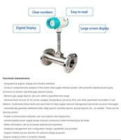 Medidor de Flujo de Área Variable con Conexión de Brida y Pantalla LCD de Acero Inoxidable SS304 para Líquidos, Gases, Agua y Aceite