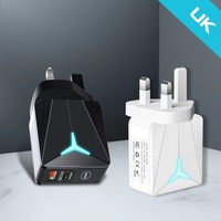 Chargeur USB 30W QC3.0 Double Port Type C PD 20W Charge Rapide pour iPhone 15 14 13 12 Pro Max 11 8 Plus
