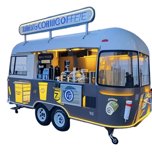รถพ่วงขายกาแฟและชาเคลื่อนที่สำหรับตลาดวันหยุดและงานอีเวนต์ - Product Image 1