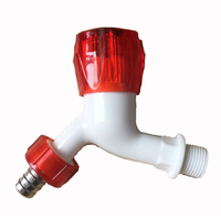 Fabriqué en Chine Machine à laver en plastique de couleur personnalisée robinet d'eau boule Bibcock tuyau d'arrosage robinet d'eau extérieur