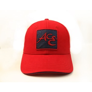 ACE adulto Unisex 100% acrílico gorra de béisbol propia Marca Diseño 3D logotipo bordado deportes tapa - Product Image 1