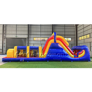Carrera de obstáculos inflable de PVC para niños de grado comercial para adultos - Product Image 4