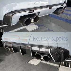 G80 100% Droge Koolstofvezel Achterbumper Splitter Lip Spoiler Body Kit Diffuser Voor G G82 G83 M3 M4 2021 + Trim - Product Image 6