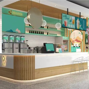 Caffetteria, bancone bar, negozio di tè al latte, negozio di abbigliamento, cassiere d'angolo, Reception aziendale, Reception, personalizzazione - Product Image 6