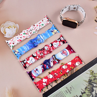 Bracelet de montre connectée sport tendance personnalisé en silicone souple pour Apple Watch Series – Idéal pour Noël