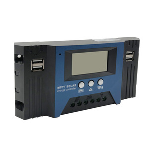 Controlador de Carga Solar MPPT de 100A, Controlador Inteligente para Sistemas Fotovoltaicos para Uso en Exteriores y Fuera de la Red - Product Image 1