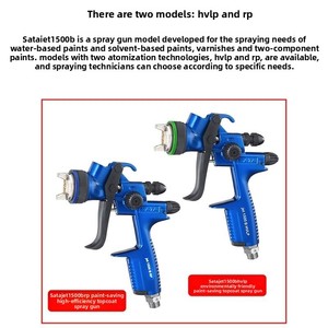 <span class=keywords><strong>Pistola</strong></span> de Pulverización SATA4400 1500B/1000B-111 para Acabado de Automóviles, Imprimación, Barniz, Pintura de Color, Boquilla de 1.3 mm, Uso Industrial - Product Image 3