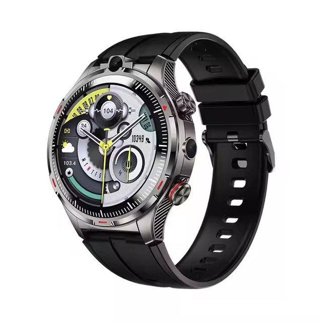 New 4G AMOLED Screen Smart Watch LW12 Android 8.1 Dual Cameras 4G Call GPS Support Sim Card