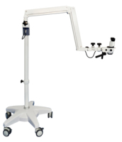 Microscope chirurgical binoculaire LED pour hôpital, microscope chirurgical à 90 degrés pour ORL et chirurgie ophtalmique mobile