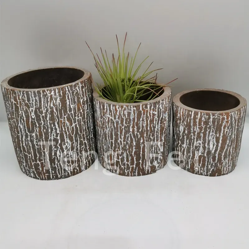 Pots de planteur de bonsaï, ciment rond et personnalisé, pour l'intérieur et l'extérieur, décor de maison, en béton, avec trou de vidange, pour fleur de jardin, 50 pièces