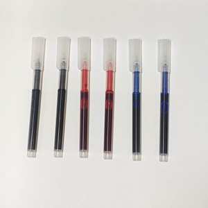 Caneta gel rollerball líquida direta, secagem rápida, ponta fina de 0,5mm, caneta gel preta para exames, anotações e assinaturas. - Product Image 1