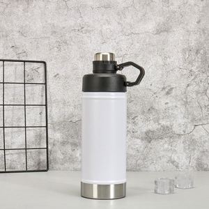 Botella Deportiva de Acero Inoxidable de 530 ml y 700 ml, Aislada al Vacío de Doble Pared, con Tapa y Pajita - Product Image 3