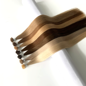 Extensions de cheveux humains vierges de luxe à cuticules alignées, pointe en U, kératine italienne pré-collée, qualité salon, meilleur prix - Product Image 2