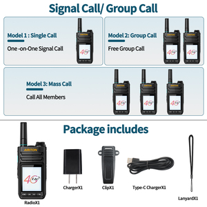 Airiton Walkie talkies màn hình cảm ứng không giới hạn phạm vi AI-3288 trên toàn quốc 5000 dặm mạng 4 gam PoC hai cách phát thanh với thẻ Sim - Product Image 4