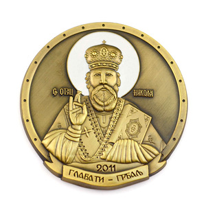 Pièces <span class=keywords><strong>de</strong></span> monnaie antiques en or et Bronze, vue artistique, personnalisable, ancienne pièce <span class=keywords><strong>de</strong></span> monnaie indienne en métal - Product Image 1