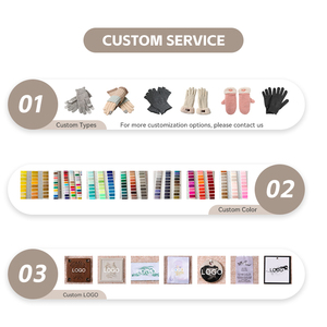 Effen kleur voor kinderen, eenvoudig imitatie van nertsbont, gebreid, warm voor schermgebruik, winddicht, dagelijks gebruik, winter, koudebestendig, dik vijfdelig - Product Image 5