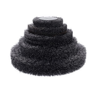 Cepillo de Alambre de Acero de Grado Industrial con Tamaño Personalizable, Diámetro de 300 mm y Cerdas de Acero Inoxidable para Aplicaciones de Pulido - Product Image 1