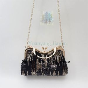 Sac à main en perles, sac <span class=keywords><strong>de</strong></span> soirée fait main, sac <span class=keywords><strong>de</strong></span> mariée, sac <span class=keywords><strong>de</strong></span> demoiselle d'honneur, sac <span class=keywords><strong>de</strong></span> mère, sac cheongsam - Product Image 4