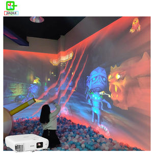 JIAQILE Equipo de Parque de Diversiones Infantil, Sistema de Juego de Proyección Interactiva Interior con Pantalla de 2x3m y Más de 60 <span class=keywords><strong>Juegos</strong></span> <span class=keywords><strong>para</strong></span> 1-25 Niños - Product Image 3