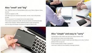 Disco Duro Portátil Original Shiba Canvio Basics A5 de 1 TB, 2 TB, Disco Duro Externo USB 3.2 Gen1 de 4 TB para Ordenador Portátil - Product Image 5