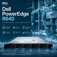 Serveur Rack 1U Original pour PowerEdge R640, prend en charge le stockage NVMe SSD PCIe 3.0