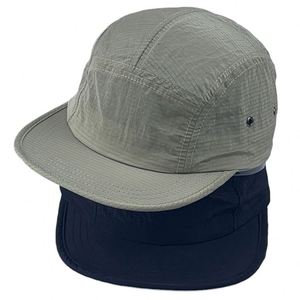 Summer Hat Trendy Custom Nylon 5-Panel Sports Running Hat <b>Quick</b> <b>Dry</b> Waterproof Lightweight Camp Camper <b>Cap</b> for Custom Hats - Product Image 2