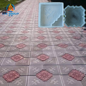 Driveway Cetakan Plastik Pvc, Cetakan Semen Batu Beton untuk Paving Batu