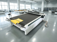 Máquina de corte CNC digital de mesa plana vibratoria para plotter y troquelado