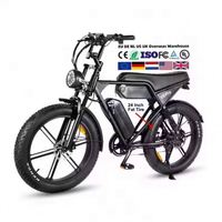 Vélo électrique V8 Pro Plus 2024, nouveau design, 48V, 24 pouces, 750W, 1000W, vélo électrique de ville, vélo électrique de montagne, vélo électrique à pédales